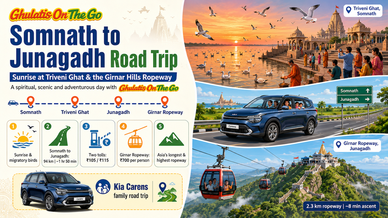 Journey to Somnath and Junagadh: Migratory Birds and Mountain Views